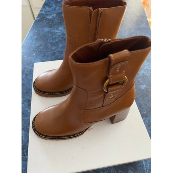 See By Chloe Brown Erine Bootsbooties Size Us - Picture 2 of 7